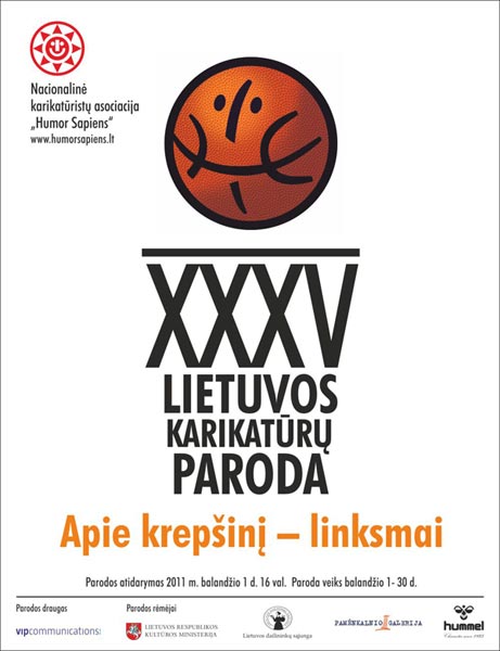 XXXV Lietuvos karikatūrų parodos plakatas. 2011 Vilnius
